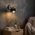Brilagi - Zidna lampa 1xE27/60W/230V crna/zlatna