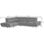 TABURE 130/43/65 cm antracit