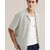 WE Fashion Srajca ecru/temno zelena