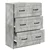 Ormar s ladicama Betonska siva 66 x 34,5 x 87 cm