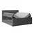 Livetastic BOXSPRING POSTELJA 180 cm  x 200 cm , kovina, umetna masa, tekstil, karton, leseni material antracit