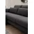 Atelier del Sofa Ugaona garnitura Lily 97x73x290cm Siva