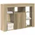 Kotni LED TV ormar Sonoma hrast 100x40x68cm Konstruirano drvo