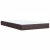 Vidaxl Box spring postelja z vzmetnico temno rjava 120x190 cm blago