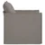 Vidaxl Kavč Taupe 75 x 82 x 85 cm blago