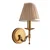 Endon 63653 - Zidna lampa STANFORD 1xE14/40W/230V mesing/bež
