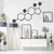 WallXpert metalni zidni ukras 5238, strukturna formula molekula testosterona, 75 x 52 cm, crni