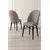 Hanah Home Set stolica Ritim, 44x96x42 cm, 6 komada, Crno-smeđe
