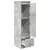 Visoka ploča beton siva 29,5x34x119,5 cm izrađeno drvo