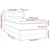 Vidaxl Box spring postelja z vzmetnico temno rjav 90x190 cm blago