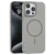 Rigid Silicone MagSafe maska za iPhone 16 Pro – siva