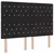 vidaXL Postelja boxspring z vzmetnico Črna 140 x 200 cm Žamet