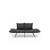 Atelier del Sofa Dvosed na razvlačenje Viper 2, Tamnosivi