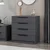 Hanah Home Kale 7899 Komoda, Crna
