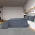 Set posteljine za poplun antracit 200x200 cm pamučni