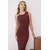 Trendyol Milla Ženska haljina Twoss25El00913,Bordo