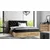 Boxspring postelja Wood 7 - 200x200 cm - hrast lancelot