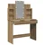 Toaletni stol s LED svjetlima Artisan hrast 96x40x142 cm