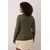 Trendyol Curve Ženska bluza Tbbaw25Af00027, Kaki