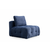 ATELIER DEL SOFA Amaris 3 Seater With Pouffe Navy Blue ugaona sofa