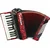 Hohner Bravo II 60 Klavirska harmonika Red
