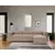 Atelier del Sofa Ugaona garnitura Fora 296x66x185cm Braon