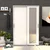 Hanah Home Klizni plakar Prt-620-Bb-3, 120x38x187 cm, Beli