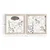 Wallity Slika 2P3333KCT-001, 2 dela, 33 x 68 cm