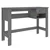 Radni stol HAMAR tamnosivi 110 x 40 x 75 cm od masivne borovine