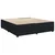 Vidaxl Box spring postelja z vzmetnico črna 180x200 cm žamet