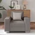 Sofa stolica Sivo-smeđa 100 cm tkanina
