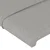 LED uzglavlje svjetlosivo 183x16x78/88 cm od tkanine