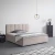 Premium Living Oblazinjena Postelja Bogner, 180x200, Peščena Barva