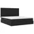Krevet s od storage s uzglavljem Crna 180 x 200 cm Baršun