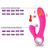 Paloqueth Pedro Softer Tip Sucking & Heating Dual Vibrator Pink
