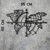 WALLXPERT World Map Compass Black