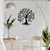 Wallity Zidna dekoracija Tree 3 1, 60x60cm, Crna