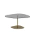 Hanah Home Klub sto Soho 85x40x67cm Tamnosivo-Zlatni