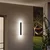 LED spoljašnje zidno svetlo LED/18W/230V 60 cm IP65 crno