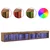 Set TV komoda s LED svjetlima 2 pcs Staro drvo 100 x 30 x 30 cm