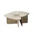 Hanah Home Set klub stolova Ballare, 2 komada, Prljavo beli