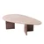 Hanah Home klub sto Flap, 139,5 cm, travertin / orah Milano