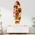 WallXpert dekorativna daska za surf od pleksiglasa Mvsf26L, šarena ilustracija sa simbolima Nemačke, 50 x 100 cm