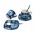 Darilni set skodelic za espresso 80 ml - kolekcija Cobalt Rose