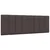 Vidaxl Posteljni okvir brez vzmetnice Hanko temno rjav 120x200 cm blago