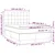 Vidaxl Box spring postelja z vzmetnico krem 140x200 cm blago