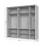 JELA Plakar sa aluminijumskim ramom P5B-5AL - Kolekcija Opera - Kašmir mat lak/AL Ram kašmir - 232x226x60cm