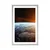 Plakat s paspartujem pogled na planet z vesolja - 20x30 no frame