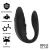 Brilly Glam Couple Pulsing & Vibrating Couple Vibrator with Remote Black