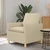 Vidaxl Kavč Krem 76 x 81 x 87,5 cm Blago